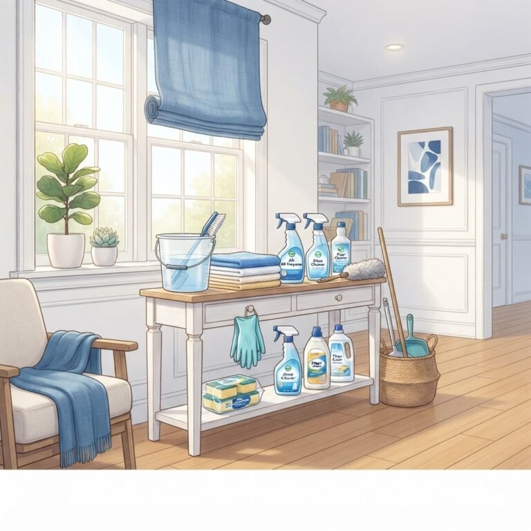 prepare home for deep clean